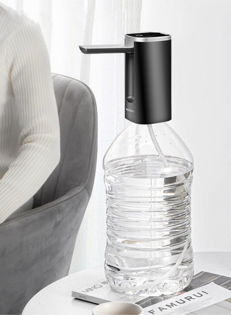 HomarKet Water Dispenser for 5 Gallon Bottle with Digital Display, 4 Dispense Modes, Portable USB Charging Electric Water Pump, Foldable Spout, Food-Grade Water Jug Pump for Home, Office, RV, Campin(Black) - Image 5